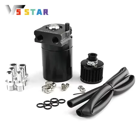 

Универсальный высококачественный алюминиевый маслоуловитель с перегородкой, резервуар для масла, масляный бак с дыхательным фильтром, красный, синий, черный OCC-1020A