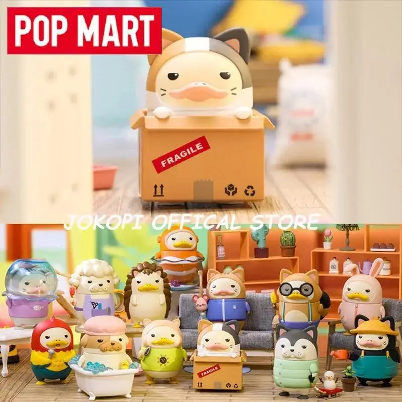 팝마트 덕쿠 마이 펫 스토리 시리즈 블라인드 박스 미스터리 박스 장난감 인형 귀여운 애니메이션 피규어 데스크탑 장식품 선물 컬렉션
