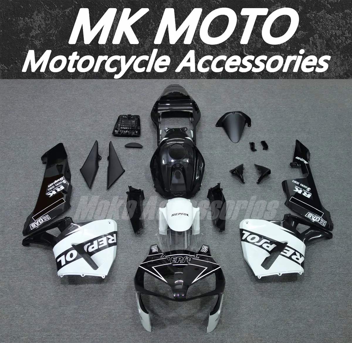 

Motorcycle Fairings Kit Fit For Cbr600rr 2003-2004 Bodywork Set 03-04 High Quality ABS Injection New Bright White/Black