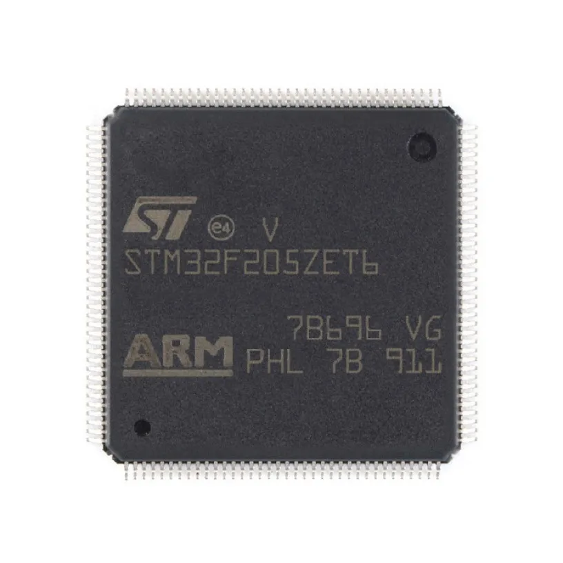 1-5Pcs/Lot Original Genuine SMD STM32F205ZET6 STM32F205 ZET6 Package LQFP-144 120MHz 521KB ARM Microcontroller MCU