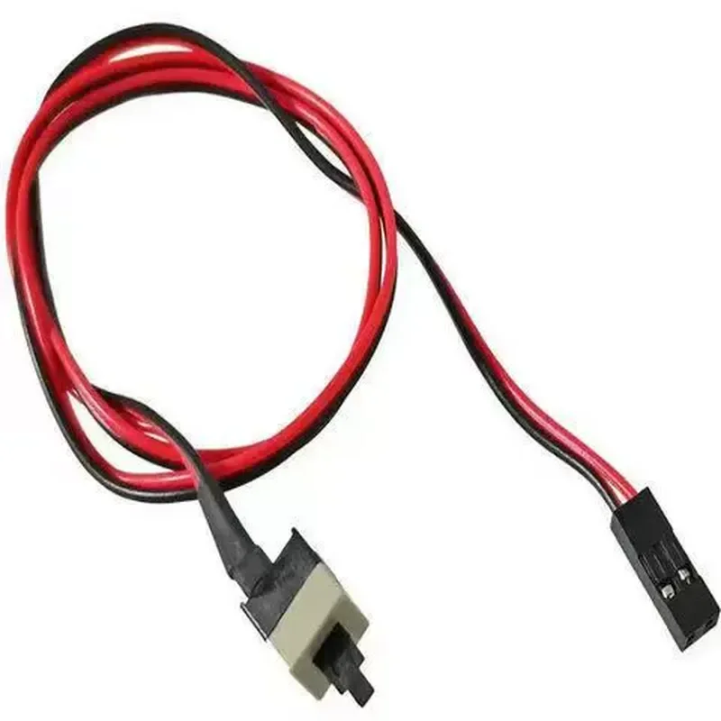 for Desktop Computer Host Power Button Switch Cable Restart Key Reset Connection Jumper Wire Chassis Front Panel Connector