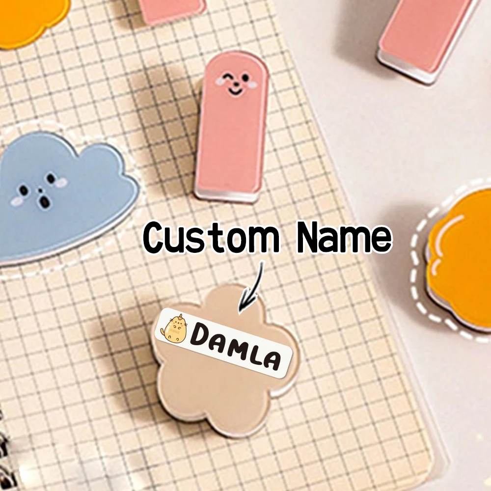 Custom creative Name Sticker,Transparent Waterproof Stickers for Kids,diy Name Labels for School Bag Bottles Pen Box Mug Uniform - view 4