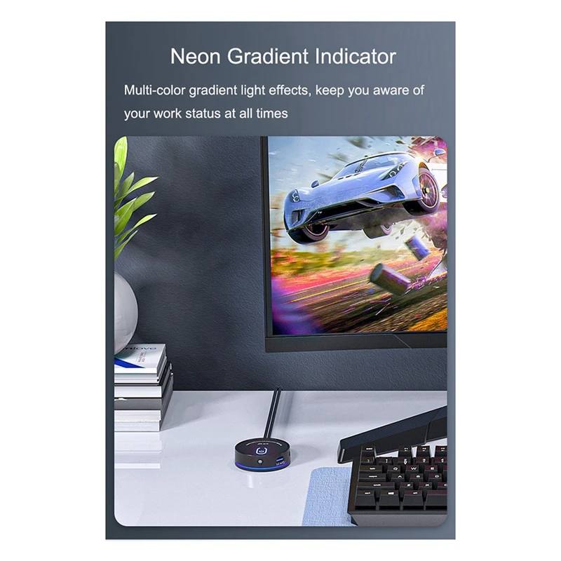 Computer Desktop Switch Internet Cafe Universal USB3.0 Audio Home Desktop External Power Extension Button