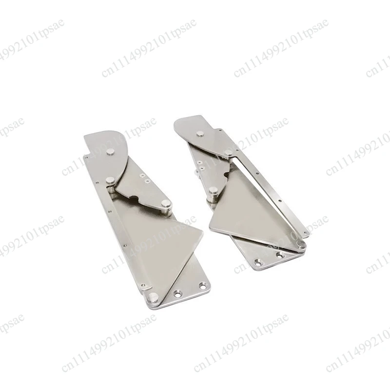 Stainless Steel Bracket Hardware Desk Flip Table Connecting Piece Pull-down Hinge Down Flip Cabinet Door Support Accessories