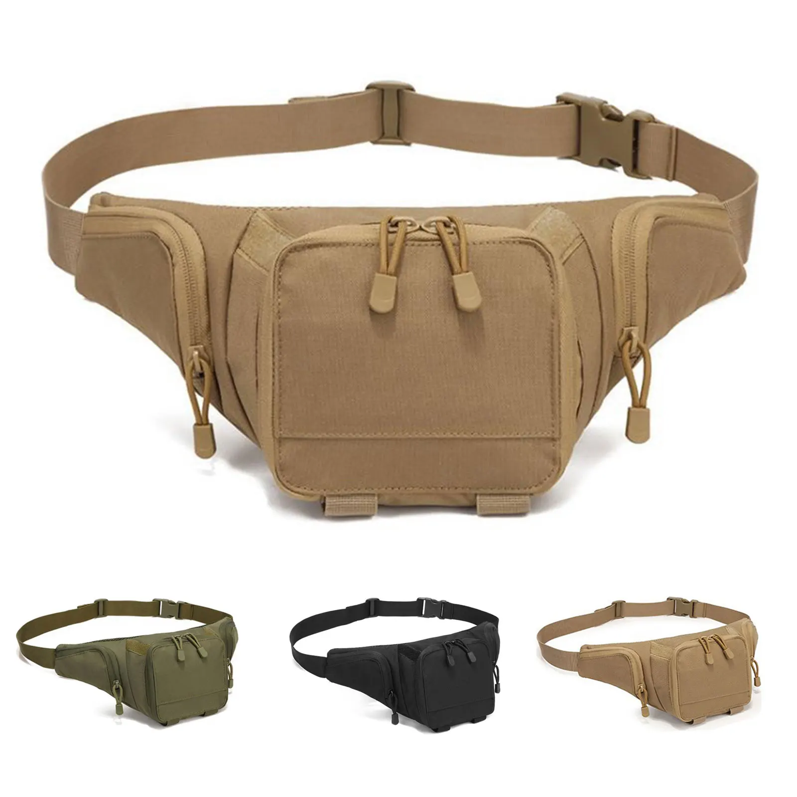 Concealed Carry Pistol Waist Bag Tactical Fanny Pack for Men Gun Holster Pouch Waterproof and Adjustable for Shooting Hunting