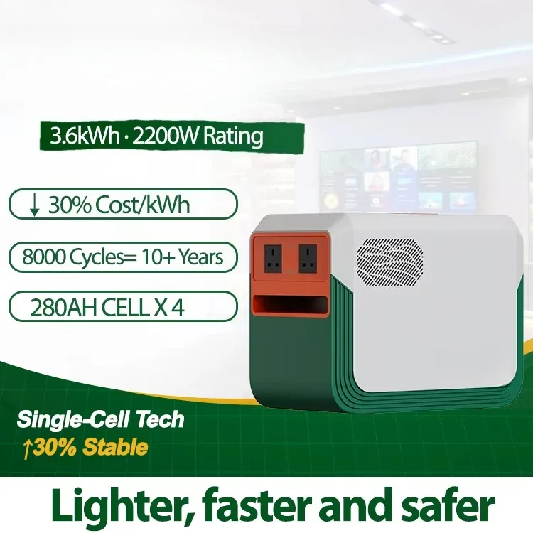 Kit complete de panel solar portable solar generator 2000W 1500W 1000W