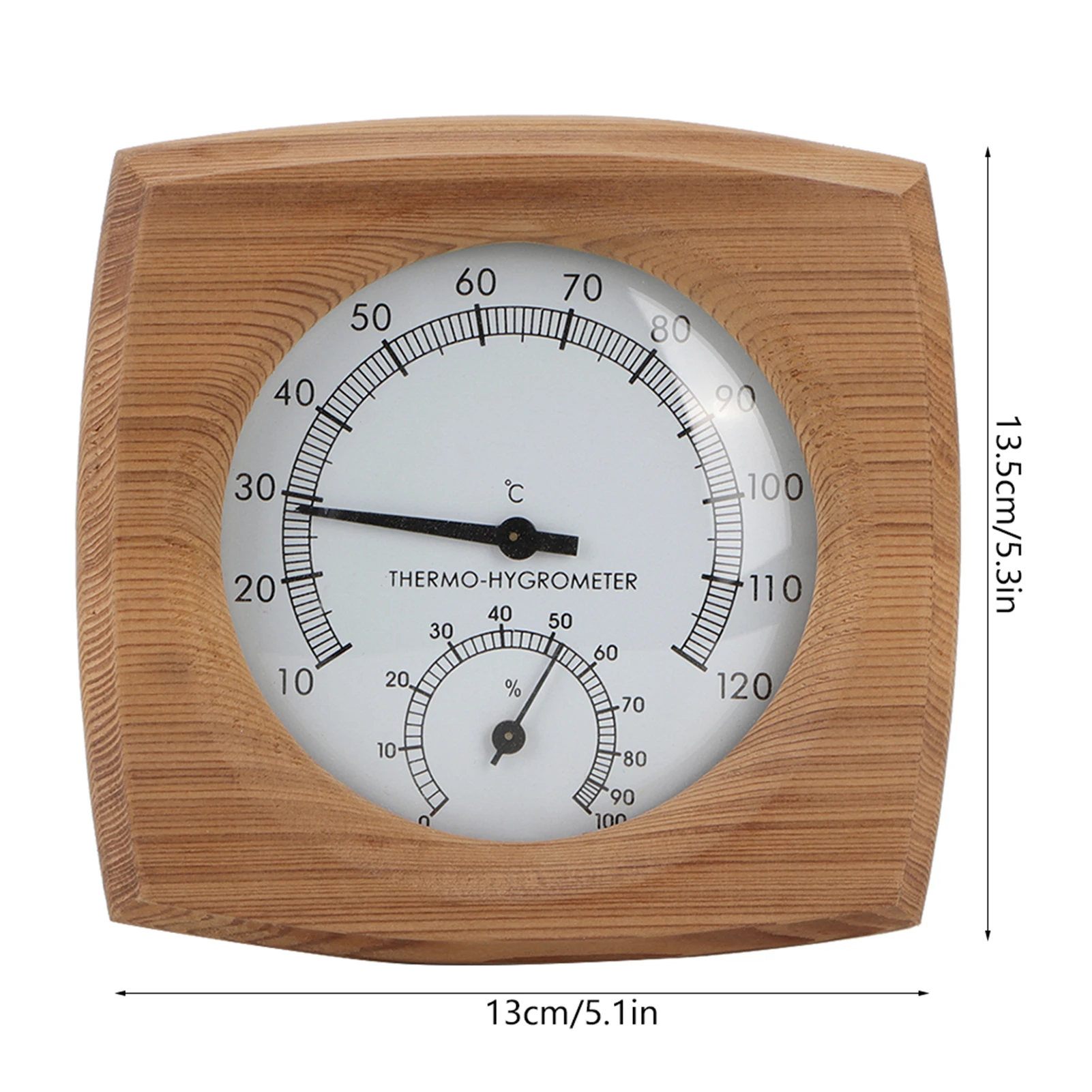 2 في 1 داخلي الخشب الحرارية الرطوبة ميزان الحرارة الرطوبة غرفة البخار غرفة ساونا الملحقات غرفة الساونا الملحقات