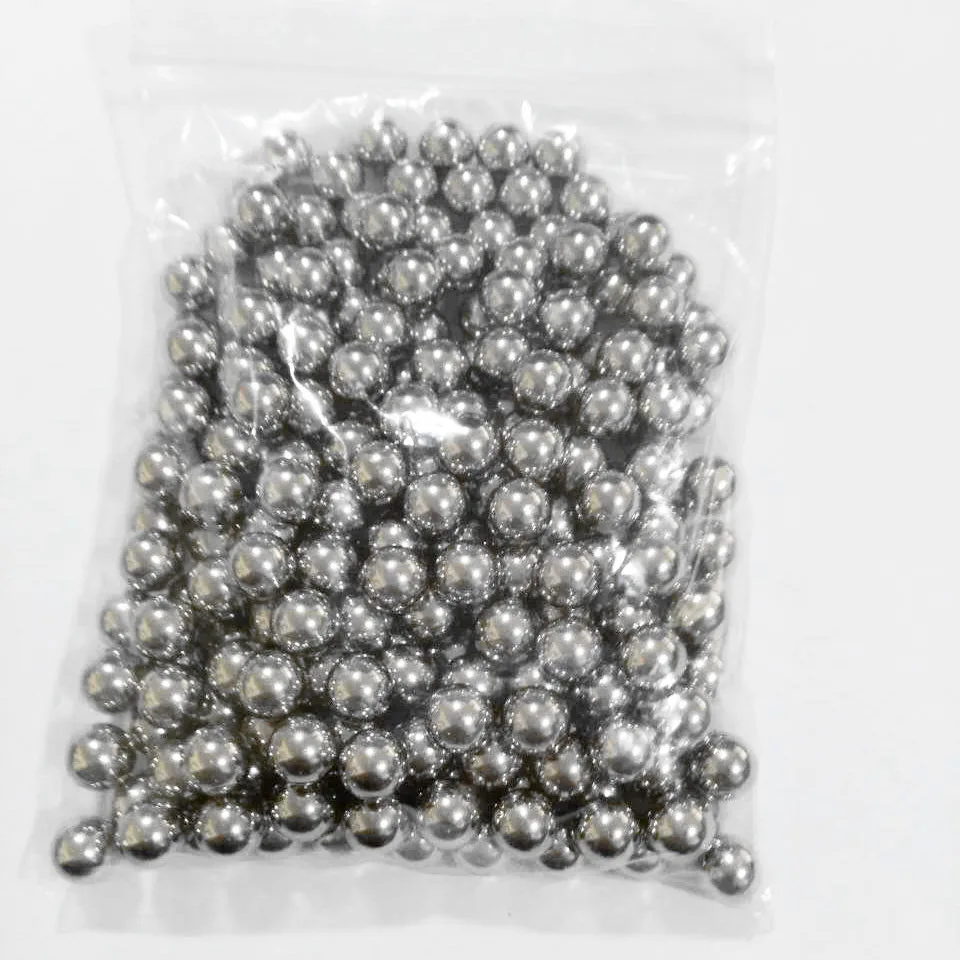 Lote de bolas de acero inoxidable para tirachinas de caza, lote de 500 unidades de 4mm-8mm para disparar pinball