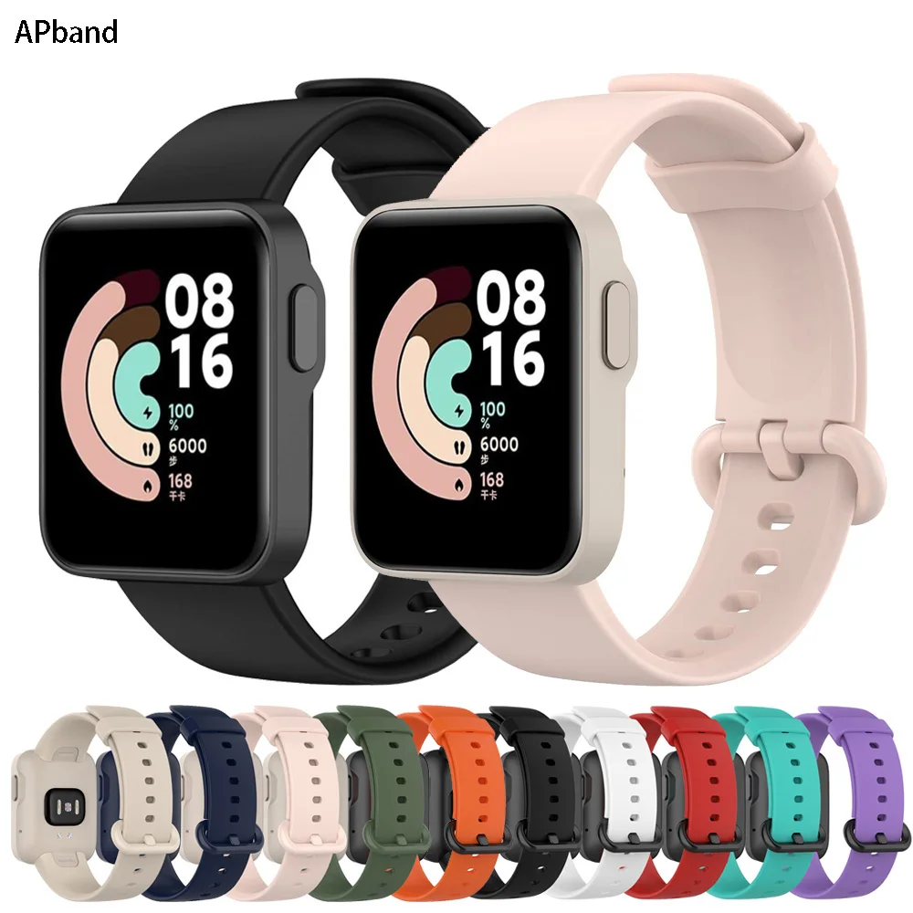 silicone Strap For Xiaomi Mi Watch Lite band Global Version Replacement watchband Bracelet Redmi Watch mi watch lite 2  strap