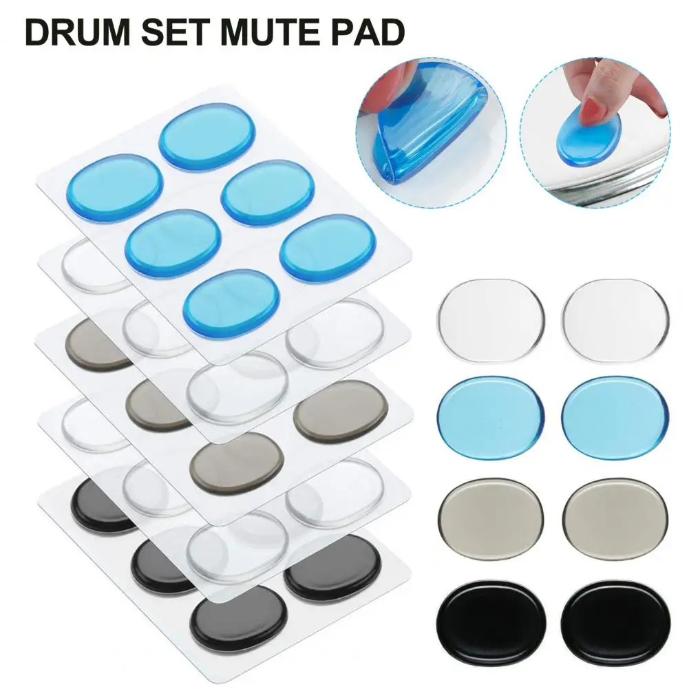 

30Pcs Drum Dampeners Silicone Portable Drum Silencer Pads Self-Adhesive Washable Drum Mute Pads Dampening Gel Pads