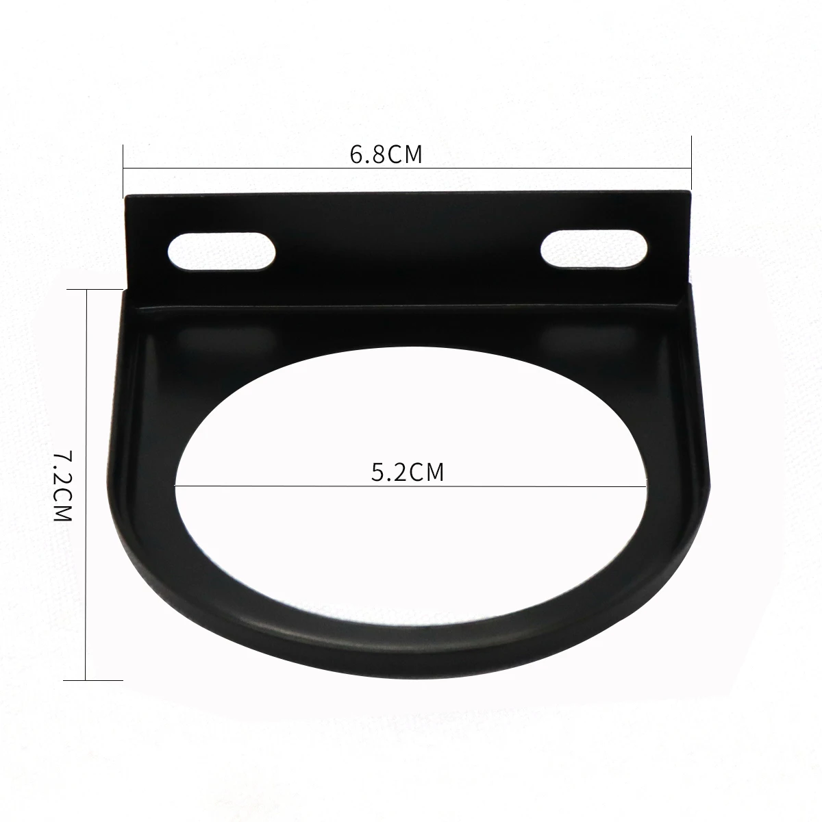 

Universal Iron Car Gauge Mount 52Mm Black Durable Dash Meter Holder Bracket Auto Meter Cup Holder Strong Material No Cracking