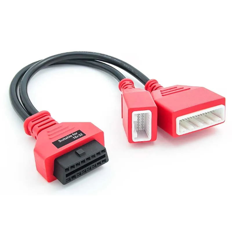 32pin 16Pin To OBD2 16 Pin Extension Cable for Nissan Key Programmer 16+32 Secure Gateway Adaptor MS908 Car Scanner Connector