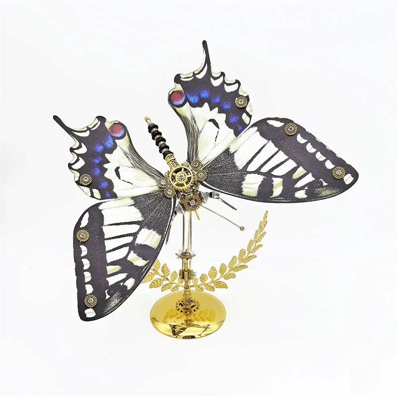 Puzzle 3D motyl metalowy model budynku zestawy dla dorosłych dzieci mechaniczne Steampunk owady zabawki DIY PUNK zabawka montażowa-100 + szt.