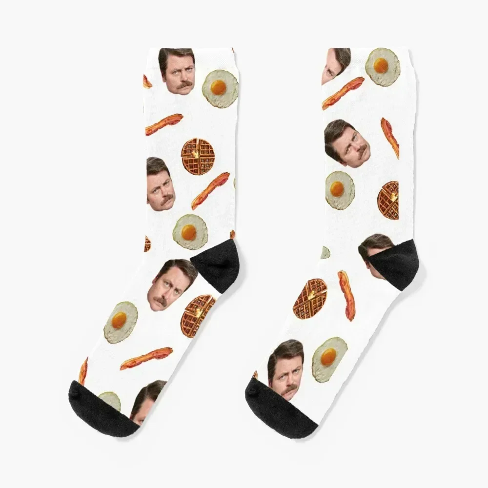 

All the Bacon and Eggs Socks Sports professional running hip hop Running Socks For Man Women's