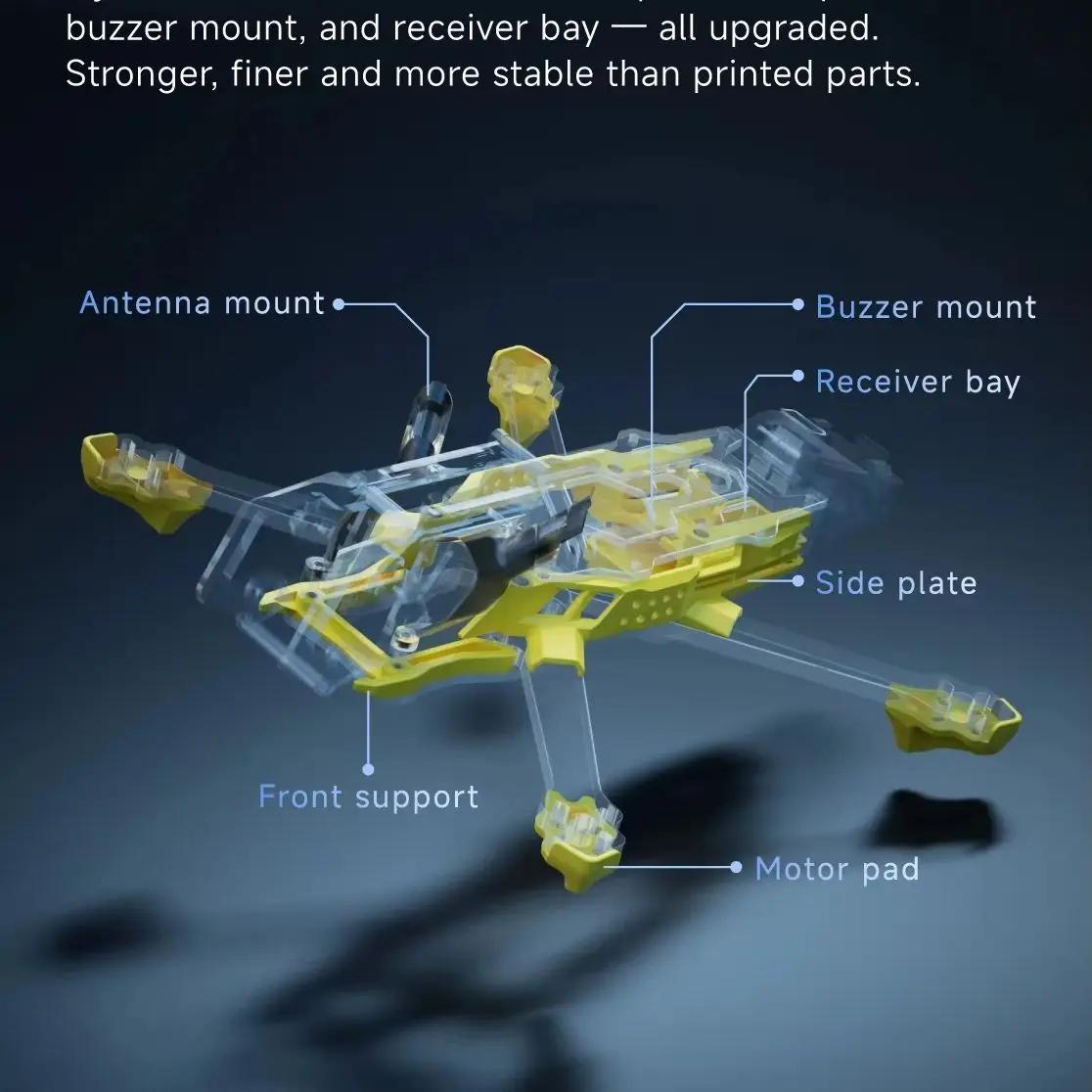 

SpeedyBee Master 3X модульная рама 3-3,6 дюйма, колесная база 171 мм для FPV Racing Freestyle Drone Building DIY Запчасти