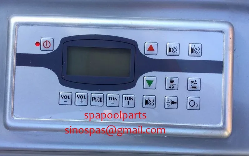 TY-3  hot tub spa side operator control panel ONLY for Jazzi Monalisa 3 pump spa