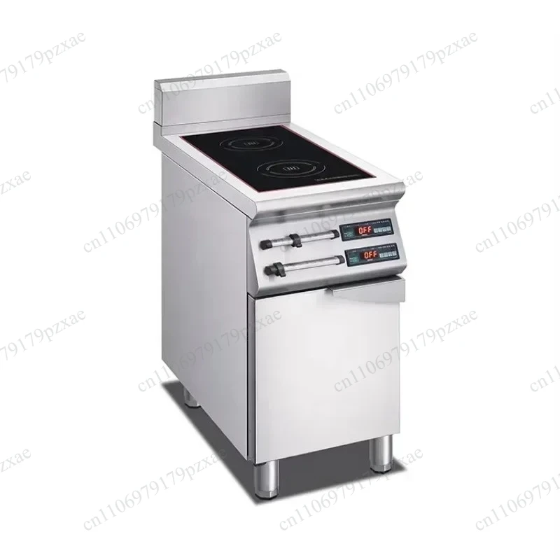 2-Burner Electric Cooking Range with Oven & Storage Cabinet, Induction Cooktop