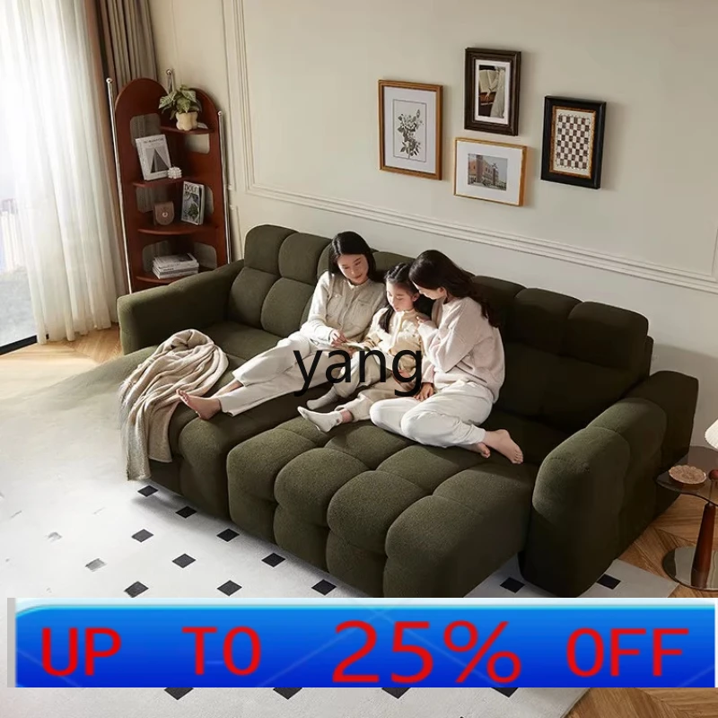 

LTT antique bedroom living room retractable reclining and sleeping green multi-functional electric sofa