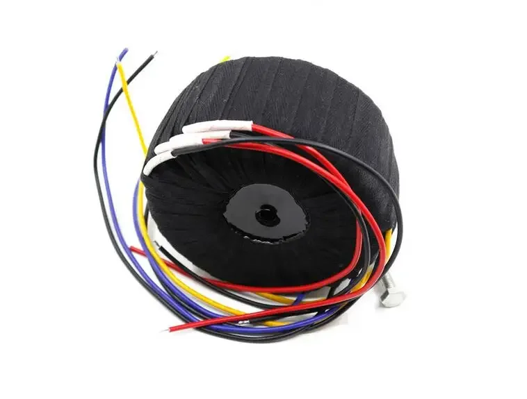 500VA ( 500W ) Black Cloth Toroid Transformer For Amplifier 19V-0-19V 19V-0-19V