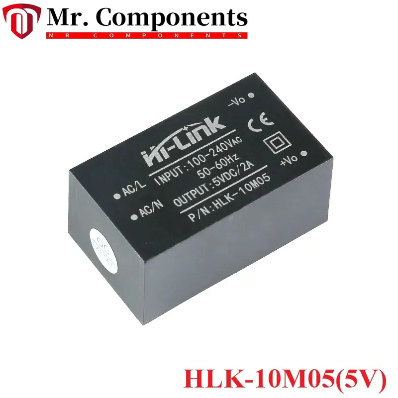 5PCS HLK-10M05 HLK-10M09 HLK-10M12 Mini Isolation Switch AC to DC 10W Power Supply Module 220V to 5V/9V/12V AC-DC Power Module