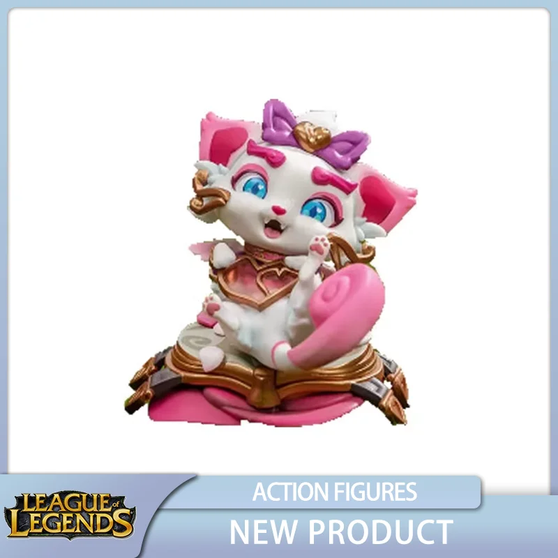 

League of Legends LOL Action Figure Heartseeker the Magical Cat Yuumi Game Anime Figure Collectible Doll Model Kid Toy Genuine