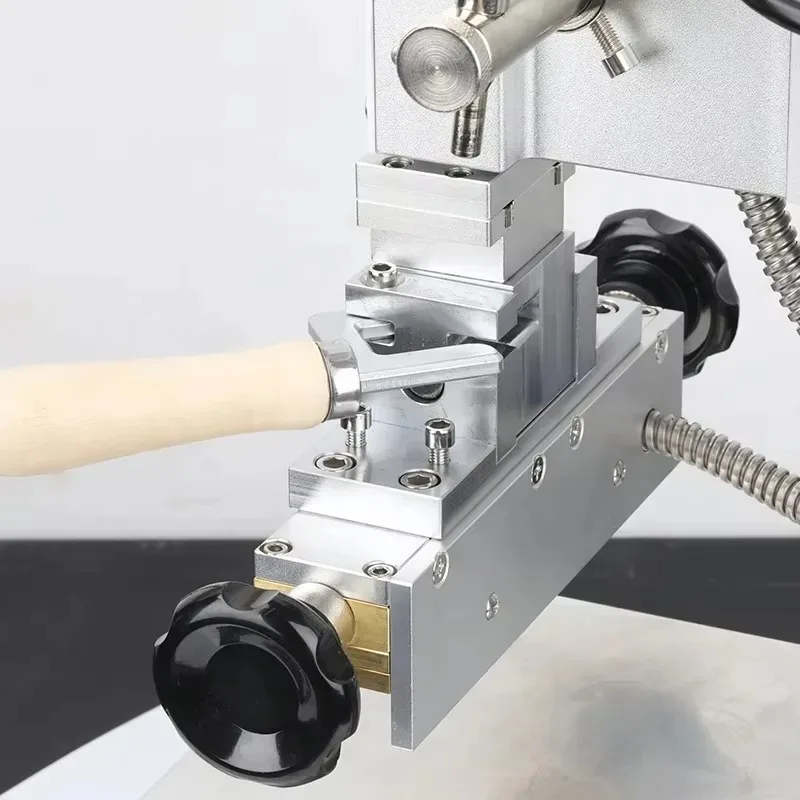 Multifunctional Large Base,Double Pole Column Manual Bronzing Machine Leather Logo Embossed T Slot Hot Stamping Machine