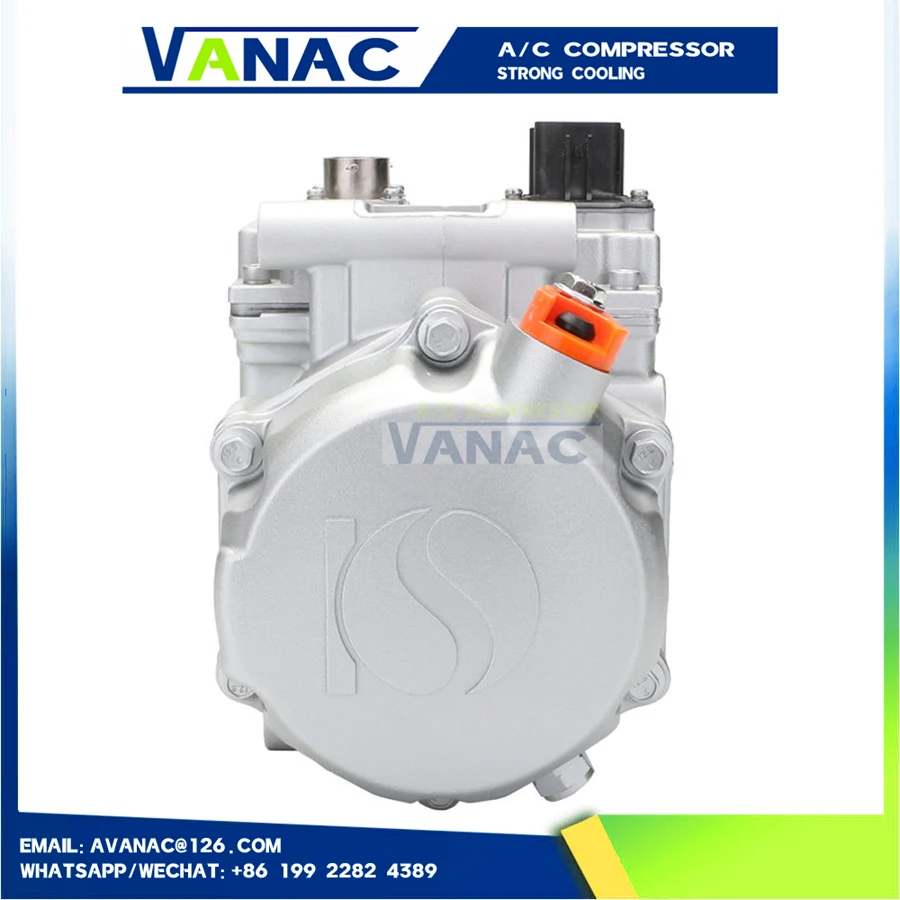 Portable 12v 24v DC electric srcoll compressor for frigo van truck refrigeration unit system factory manufacture R404A R452A