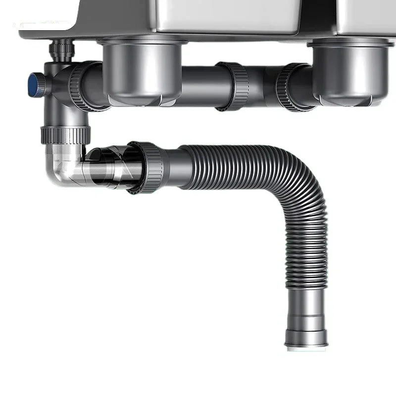 Kitchen launching set, vegetable basin, sewer pipe accessories, double sink, dishwasher, drain pipe, deodorant CS2