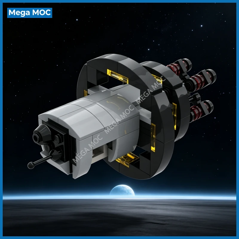 Space Scene Building Blocks Bob Probe Interstellar Survey Probe DIY Assembly MOC Kit Hobby Collector Gift