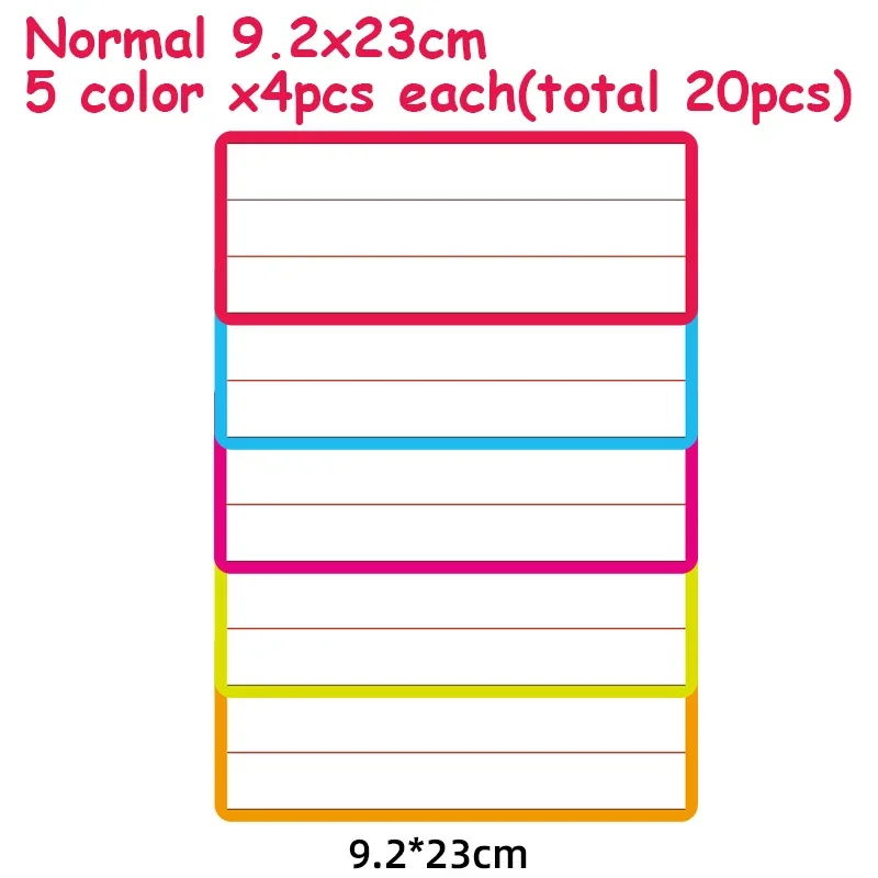 23 36 48cm Erasable Rewritable Whiteboard English Alphabet Writing Sticker Classroom Learning Educational Teaching Aids