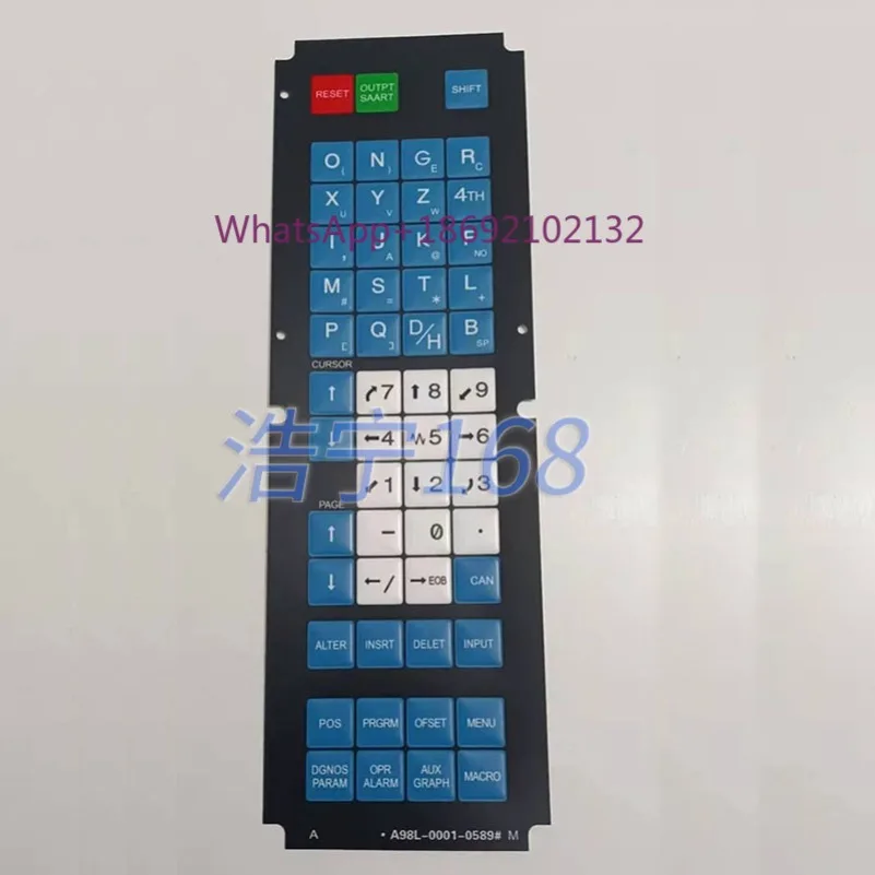 A98L-0001-0581 Membrane and 12 Key Membrane Size 310L*21W for The Keypads  for Fanuc EDM,Alternative Fanuc Sheet /COVER