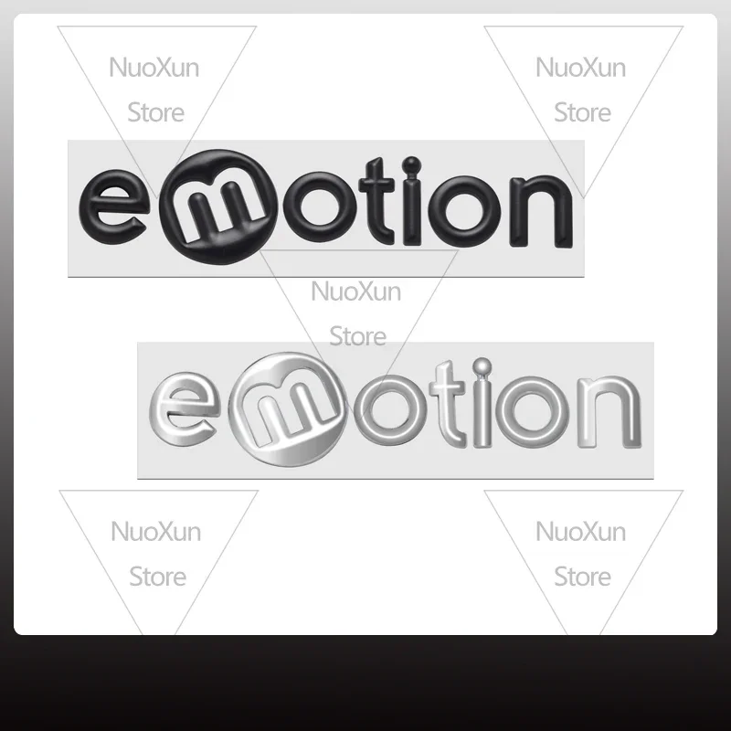 1pcs For Chevrolet Emotion Lettering Sticker Car Badge Logo 3D Metal Trunk Emblem Decoration Accessories Decorative Styling