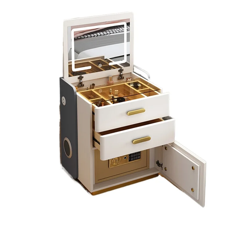 

Smart dresser, bedside table, integrated household anti-theft safe, simple and modern multi-functional flip-top makeup table
