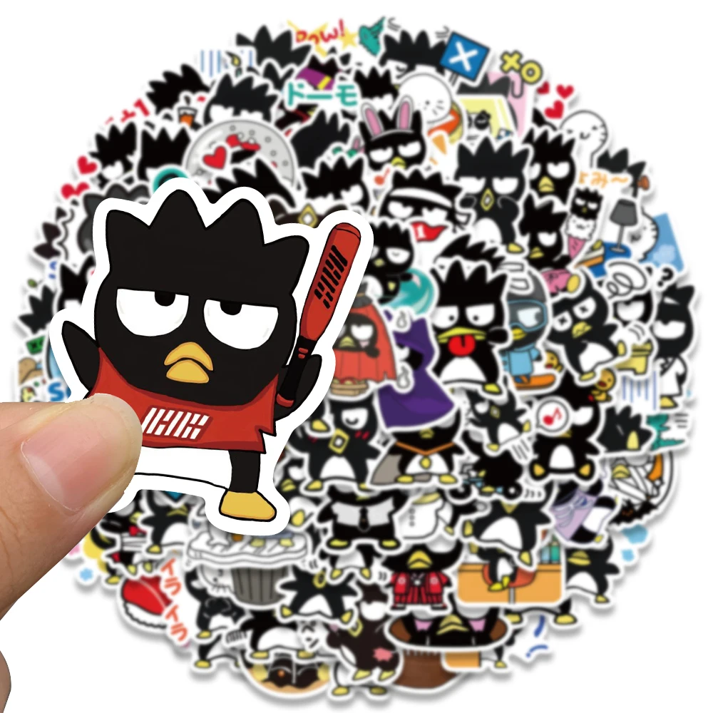 50/100pcs Cute Funny Cartoon Anime BADTZ-MARU Graffiti Stickers For Laptop Luggage Guitar Phone Waterproof Vinyl Decals