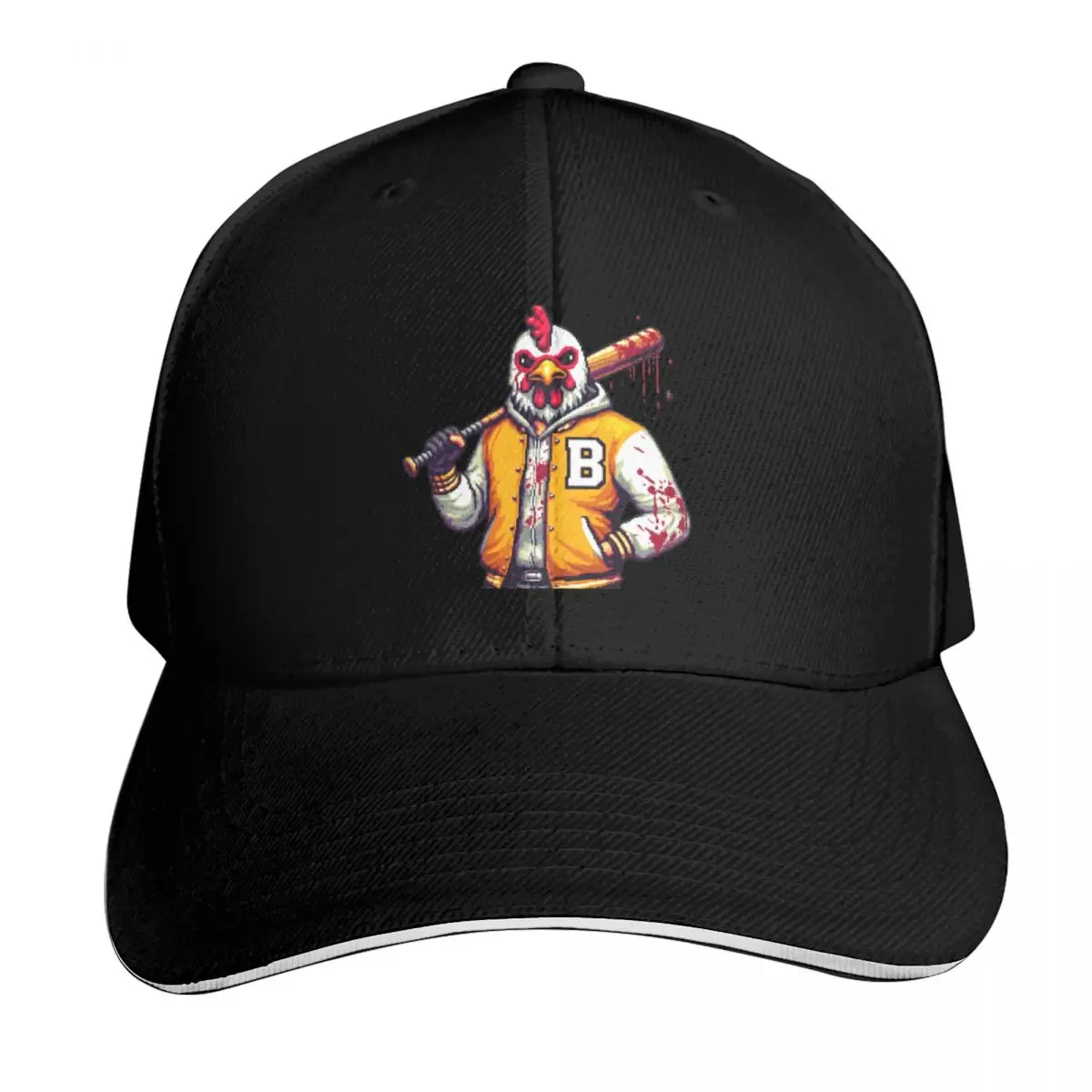 Jacket Hotline miami character for fps gamers Baseball Cap Snapback Flat Bill Strapback Dad Hat Six Panel Structured Crown