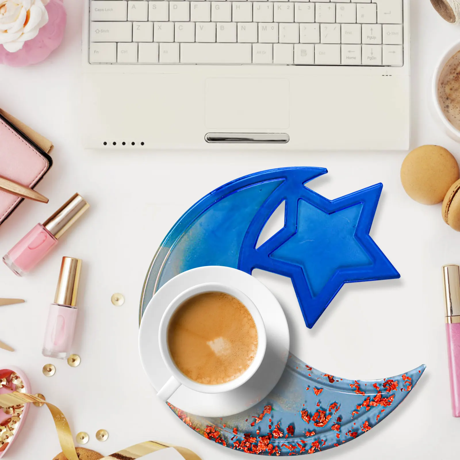 

Silicone Tray Mold Moon Star Shape Molds Storage Jewelry Beads Trays Sundries ganizer H Gifts DIY Crystal Epoxy Mould