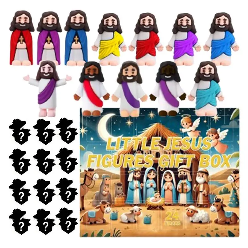 Miniature Jesus Figurines Miniature Jesus Figurine Set Tiny Jesus Toys Party Favors Classic Jesus Home Decor Versatile Easter