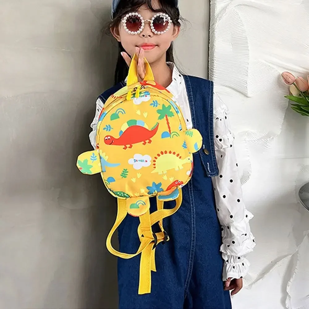 2024 Cute Cartoon Dinosaur Baby Backpacks Kindergarten Schoolbag Children Boys Girls School Bags Adjustable Animals Kid Backpack image 3