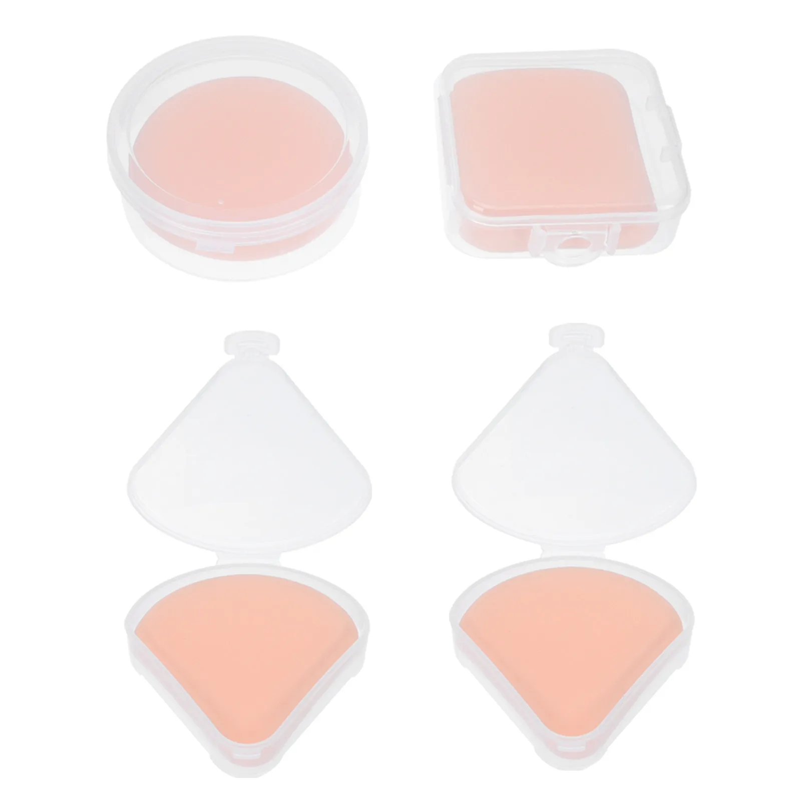 

4Pcs Powder Puff Set Makeup Soft for Face Loose Powder Blush Highlighter Home Travel Makeup