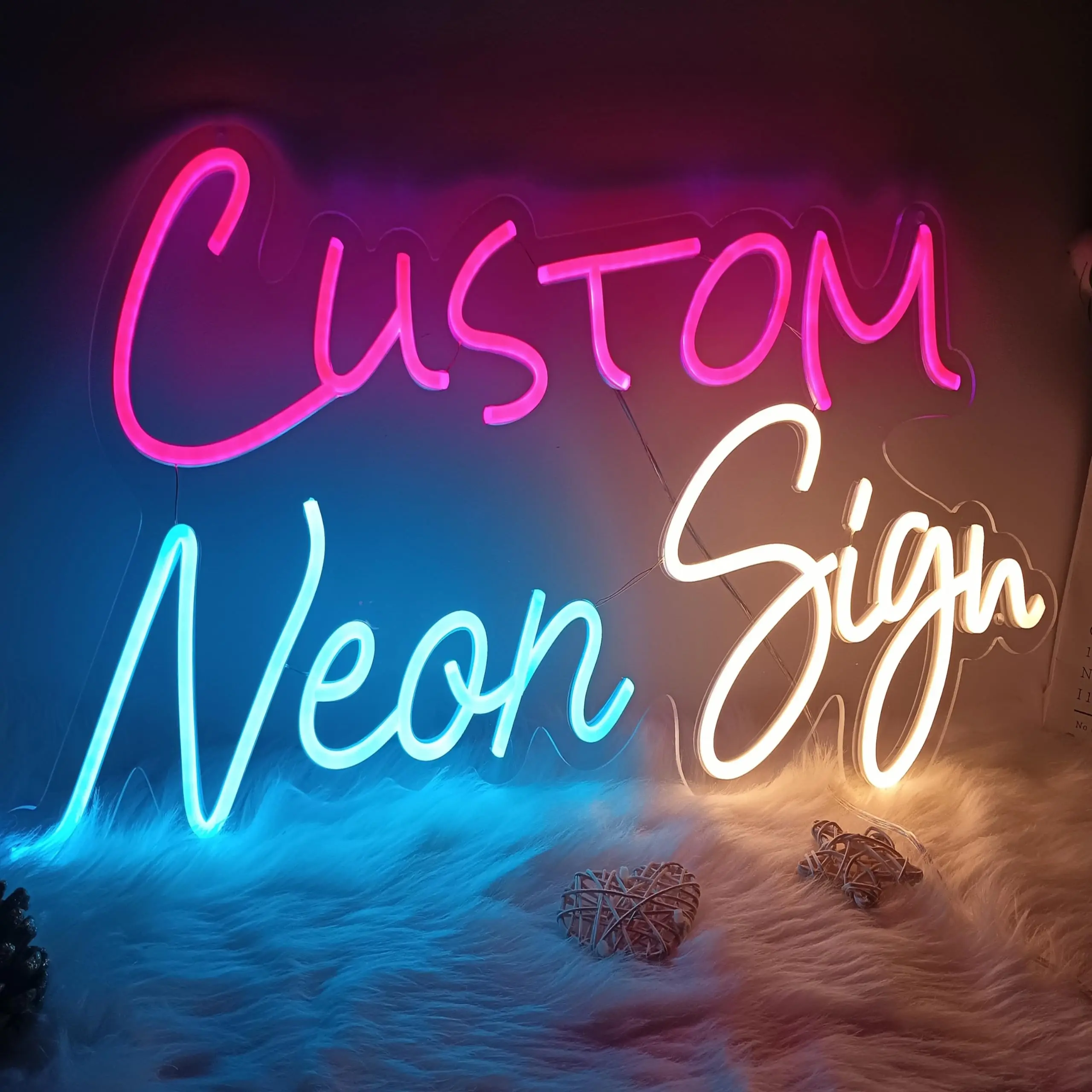 

Name Neon Sign Led Dimmable Custom Neon Sign Wedding Birthday Customized Gifts Boy Girl Bedroom Wall Decor Hanging Neon
