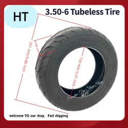 3.50-6 Tubeless Tire for Electric Scooter Balancing Car 10X3.50-6 10x4.00-6 90/65-6 Vacuum Tyre