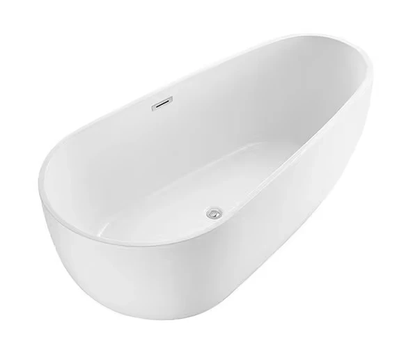 Freestanding Bathtub, Scratch-resistant and Stain-resistant, Single Bath Bathtub, Suitable for Bathroom Hotels