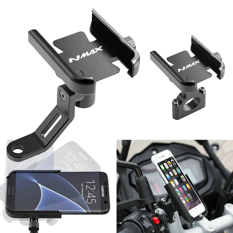 For Yamaha NMAX125 NMAX155 N-max 155 125 Nmax Moto Accessories Motorcycle Handlebar Mobile Phone Bracket Navigation Stand Holder