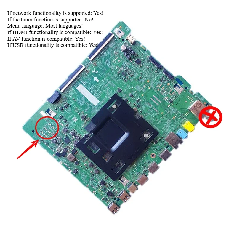 Scheda madre originale BN41-02568A BN41-02568B per TV UN65MU6290 muslimun65mu6300 scheda madre muslime55mu6500