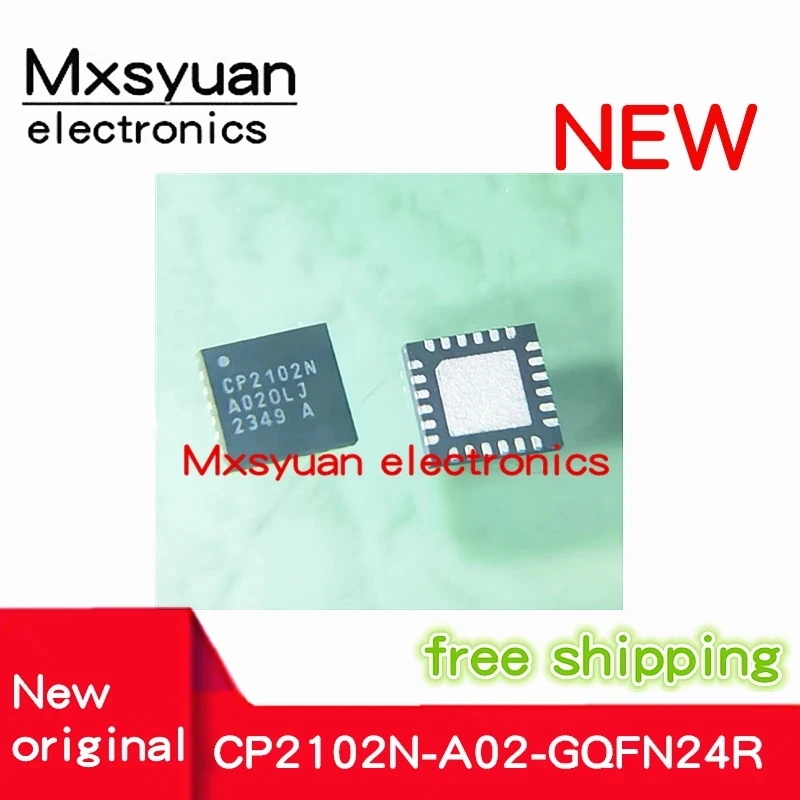 5 stücke ~ 100 teile/los CP2102N-A02-GQFN24R CP2102N CP2102N-A02 QFN24 CP2102N-A02-GQFN24 Neue original