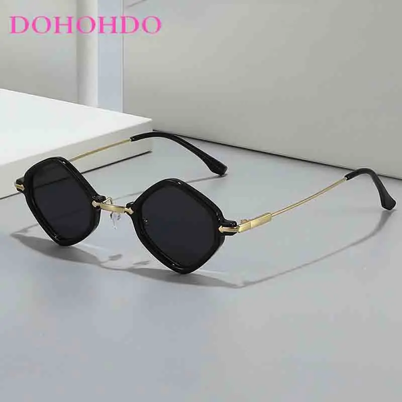 

Classic Retro Brand Design Small Polygon Women Sunglasses Fashion Luxury Unisex Shades Men Trending Outdoors Sun Glasses UV400