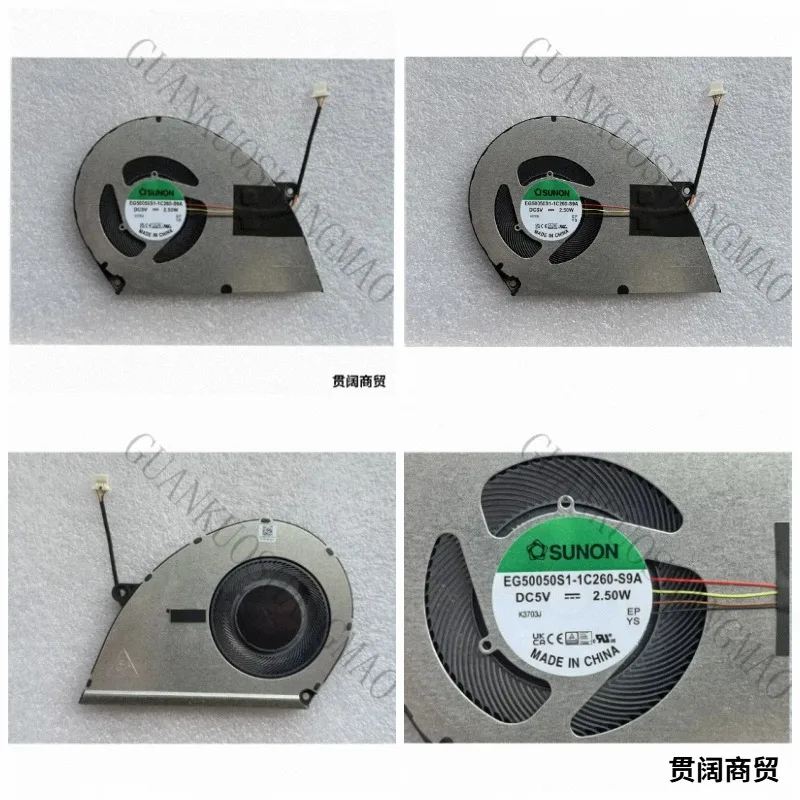 HJY...New CPU Cooling Fan EG50050S1-1C260-S9A DC5V 4Pin For Acer Aspire 3 N23C3 A315-24PT 510P A515-58M