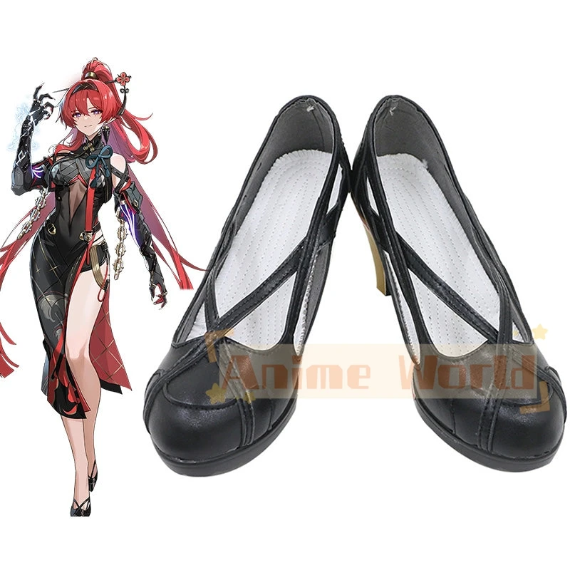 Game Wuthering Waves Yinlin Cosplay Shoes Halloween Carnival Boots Custom Made