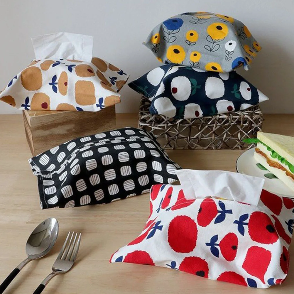 

1Pcs Lightweight Portable Tissue Box Strong Edging Tissue Case for Home Outdoor Mall Use Easy to Carry Store and Use Napkin