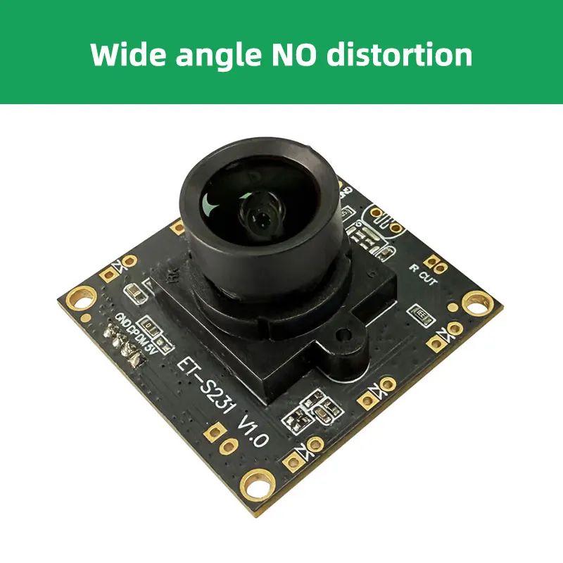 2MP USB HD camera module Wide angle NO distortion 1080P 30FPS webcam for Autodarts windows android liunx MAC